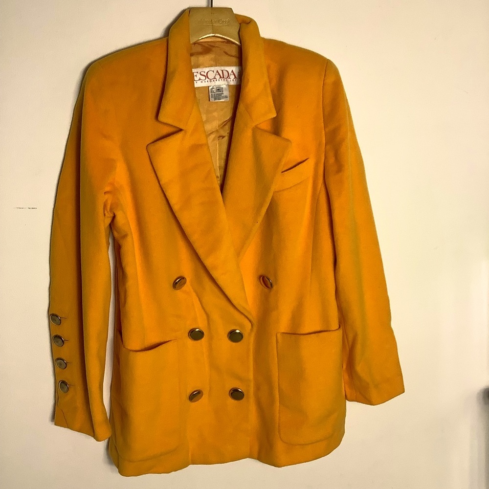 Vintage Escada Wool double Breasted Blazer